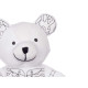 Colouring Plush Pincello ST339 White Black Cloth 17 x 21 x 12 cm Bear (8 Units)