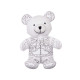 Colouring Plush Pincello ST339 White Black Cloth 17 x 21 x 12 cm Bear (8 Units)