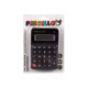 Calculator Pincello CN-185A Black Plastic Solar Small