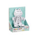 Peluche para Colorear Pincello ST342 Blanco Negro Tela 16 x 18 x 13 cm Rana (8 Unidades)