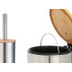 Set de Baño Berilo B0353S 3L+B1041S Plateado Bambú Acero Inoxidable Polipropileno 2 Piezas (6 Unidades)