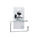 Portarrollos de Papel Higiénico Berilo W3100-12B Acero ABS 12 x 14 x 3,5 cm (12 Unidades)