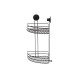 Shower Support Berilo CN-W6753-5P Black Steel ABS 26 x 39 x 19 cm (6 Units)