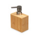 Dispensador de Jabón Berilo B7490-1 Plateado Bambú Plástico 9,7 x 15 x 5,8 cm (12 Unidades)