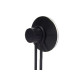 Gancho para colgar Berilo W3100-1P Negro Acero ABS 6 x 13 x 4 cm (24 Unidades)