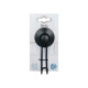 Gancho para colgar Berilo W3100-1P Negro Acero ABS 6 x 13 x 4 cm (24 Unidades)