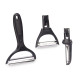 Set de Peladores Kinvara KT190129 Acero Inoxidable Polipropileno ABS Cabezales intercambiables 3 Piezas (24 Unidades)