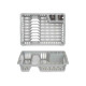 Escurridor Kinvara YMA04 1098 01 Plateado 40 x 8 x 29,5 cm (24 Unidades)