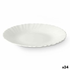 Plato de Postre Vivalto LXP-75 Blanco Vidrio opalino 19 x 2 x 19 cm (24 Unidades)