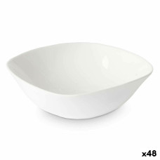 Cuenco Vivalto LFW-65 Blanco Vidrio opalino Cuadrado 15 x 5 x 15 cm (48 Unidades)