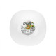 Cuenco Vivalto LFW-90 Blanco Vidrio opalino Cuadrado 21,5 x 7 x 21,5 cm (24 Unidades)
