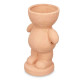 Figura Decorativa Naranja 16 x 25 x 12 cm Jarrón (6 Unidades)