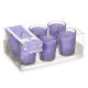 Set de Velas Perfumadas Acorde 48-B-AR Lavanda Vaso (12 Unidades)