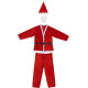 Costume for Adults Father Christmas One size White Red (4 Units)