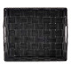 Cesta Negro Tela 23 x 8 x 27 cm