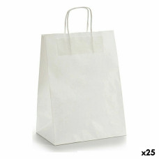 Bolsa de Papel Pincello 24312 Blanco 24 x 12 x 40 cm (25 Unidades)