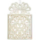 Christmas bauble Gift Box Glitter Mother of pearl Plastic 7,4 x 11,5 x 4 cm (24 Units)