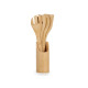 Juego de Utensilios de Cocina Kinvara 90960 Bambú (12 Unidades)