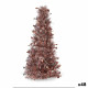 Figura Decorativa Árbol de Navidad Espumillón Blanco Rosa Polipropileno PET 18 x 31 x 18 cm (48 Unidades)