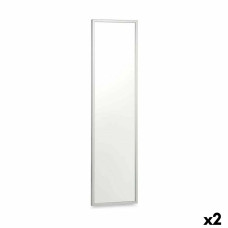 Espejo de pared 82705 Plateado 30 x 120 cm Rectangular (2 Unidades)