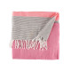 Foulard Multiusos Rayas 160 x 200 cm Rosa (12 Unidades)