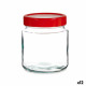 Bote Rojo Transparente Vidrio Polipropileno (1 L) (12 Unidades)