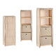 Estantería Kipit MH10228CF-1 Marrón Beige Madera 28 x 113 x 42 cm