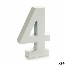 Número Pincello 4 Blanco 2 x 16 x 14,5 cm (24 Unidades)
