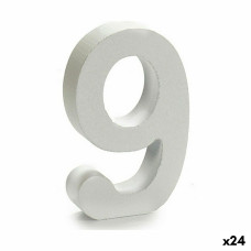 Número Pincello 9 Blanco 2 x 16 x 14,5 cm (24 Unidades)