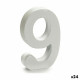 Número Pincello 9 Blanco 2 x 16 x 14,5 cm (24 Unidades)