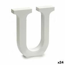 Letra Pincello U Blanco 2 x 16 x 14,5 cm (24 Unidades)