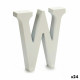 Letra Pincello W Blanco 2 x 16 x 14,5 cm (24 Unidades)