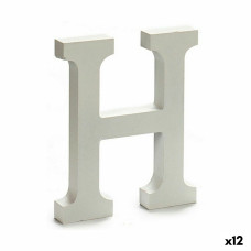 Letra Pincello H Blanco 1,8 x 21 x 17 cm (12 Unidades)