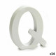 Letra Pincello Q Blanco 2 x 16 x 14,5 cm (24 Unidades)