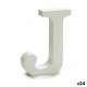 Letra Pincello J Blanco Madera 2 x 11 cm (24 Unidades)