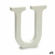 Letra Pincello U Blanco 1,8 x 21 x 17 cm (12 Unidades)
