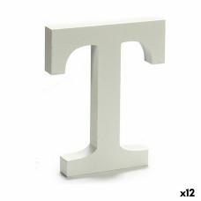 Letra Pincello T Blanco 1,8 x 21 x 17 cm (12 Unidades)