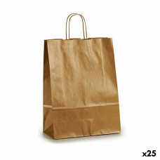 Bolsa de Papel Pincello 32411-ORO Dorado 32 X 12 X 50 cm (25 Unidades)
