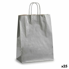 Bolsa de Papel Pincello 32411 Plateado 12 x 52 x 32 cm 32 X 12 X 50 cm (25 Unidades)