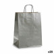 Bolsa de Papel Pincello 24311 Plateado 24 x 12 x 40 cm (25 Unidades)