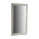 Wall mirror 77505 White 75 x 136 x 1,5 cm Rectangular (2 Units)