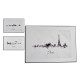 Cuadro Ciudad Negro Blanco Aglomerado (81,5 x 3 x 121 cm) (3 Unidades)