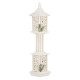 Farola Blanco Madera Plástico 19 x 80 x 19 cm (2 Unidades)