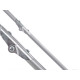 Tendedero Plegable Kipit 84346 Plateado Metal 183 x 50,5 x 104 cm (6 Unidades)
