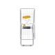 Tendedero Plegable Kipit 84346 Plateado Metal 183 x 50,5 x 104 cm (6 Unidades)