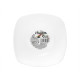 Cuenco Vivalto LFW-50 Blanco Vidrio opalino Cuadrado 11 x 4 x 11 cm (48 Unidades)