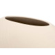 Jarrón Beige Cerámica 36 x 34 x 16 cm (2 Unidades) Circular
