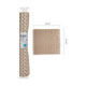 Alfombra de baño Berilo AR1910106 Beige PVC Trenzado 0,03 x 50 x 50 cm (12 Unidades)