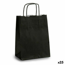 Bolsa de Papel Pincello 18242 Negro 18 x 8 x 31 cm (25 Unidades)