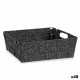 Basket Kipit 79810 Black Cloth 3 L 23 x 8 x 27 cm Braiding (48 Units)